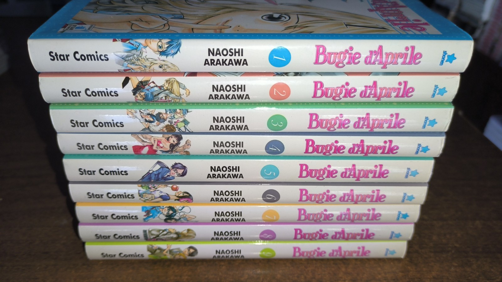 BUGIE D'APRILE SERIE QUASI COMPLETA 1/9 DI 11 STAR COMICS MANGA YOUR APRIL LIE