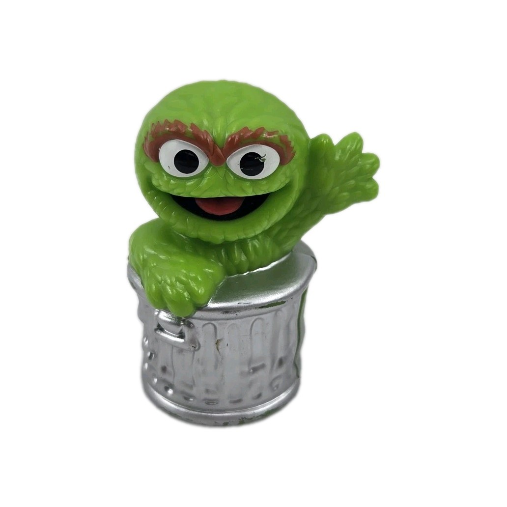 Sesame Street Workshop Figura VERDE Oscar 3" The Grouch PVC Cake Topper