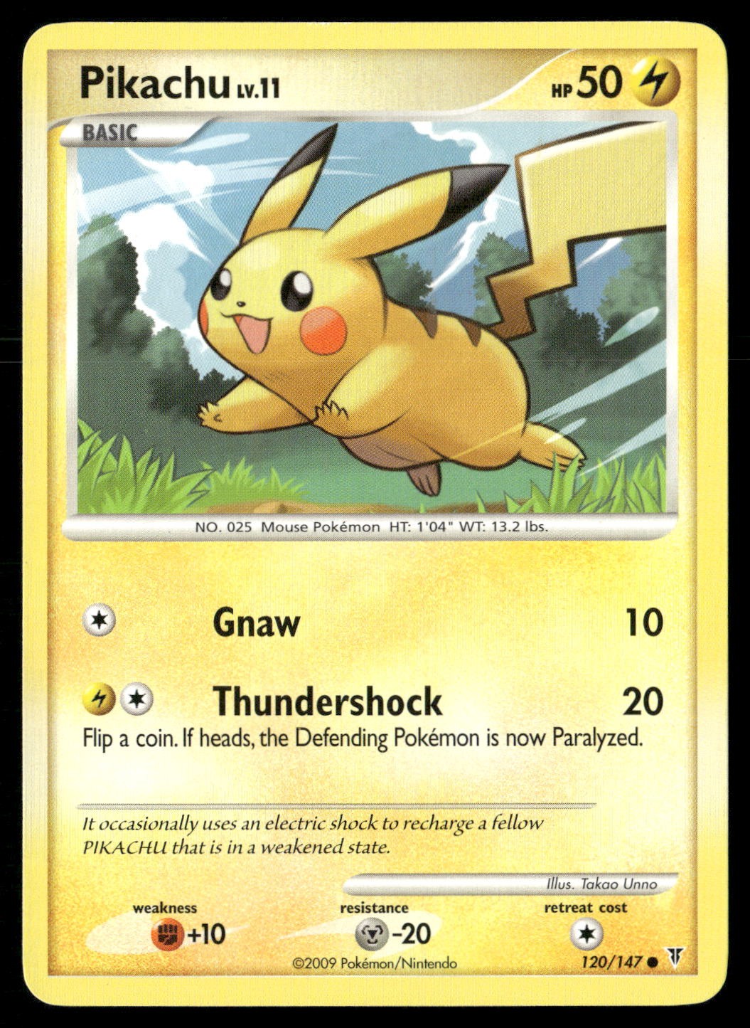 Pokemon Pikachu 120/147 Vittori Supremi comuni leggermente giocato