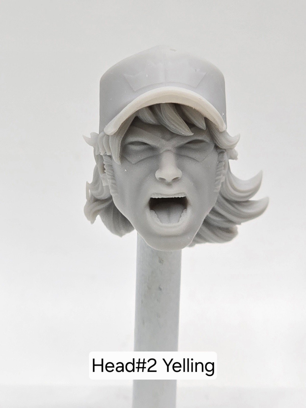 3d Printed ARSENAL HEAD#2  1:12 6" Classified/ Legend SCALE
