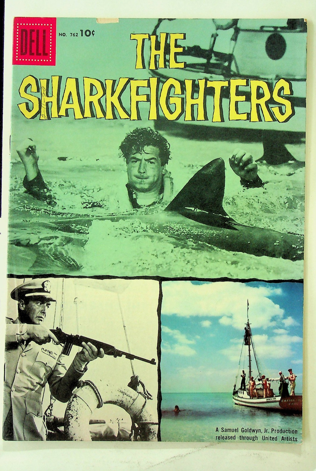 Four Color #762 The Sharkfighters (1956, Dell) - Buono-