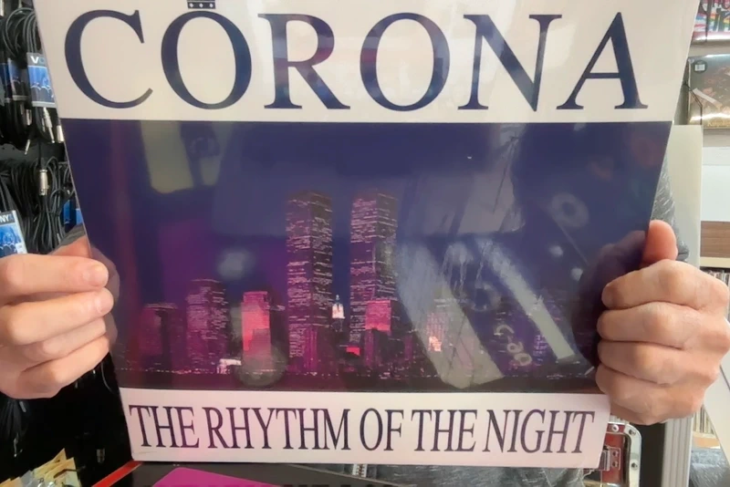 corona the rhythm of the night 12" maxi 45T vinyl