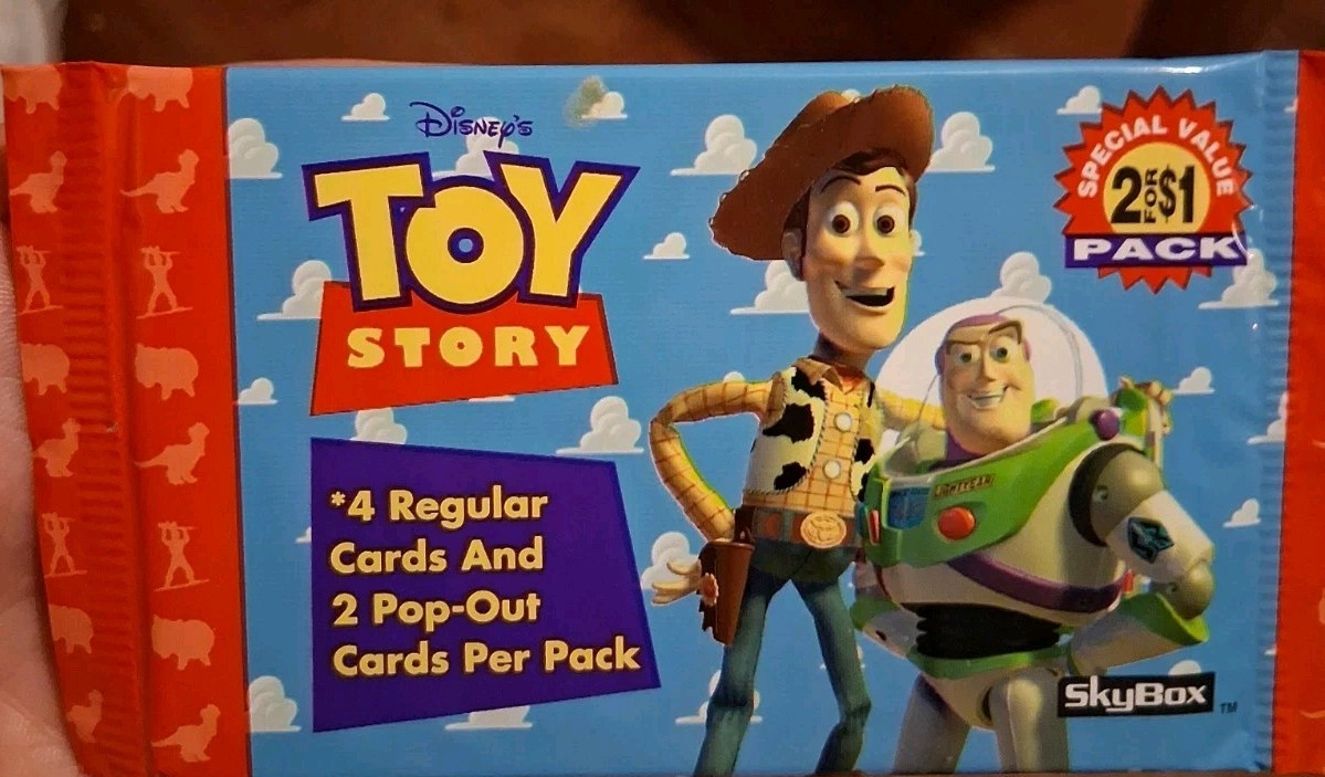 carte Toy Story vintage confezione da 6 ct rare
