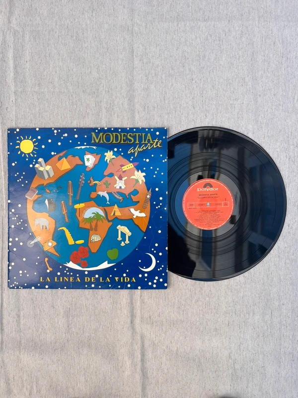 Modestia Aparte – La Línea de la Vida | Vinilo LP 1992 + Letras