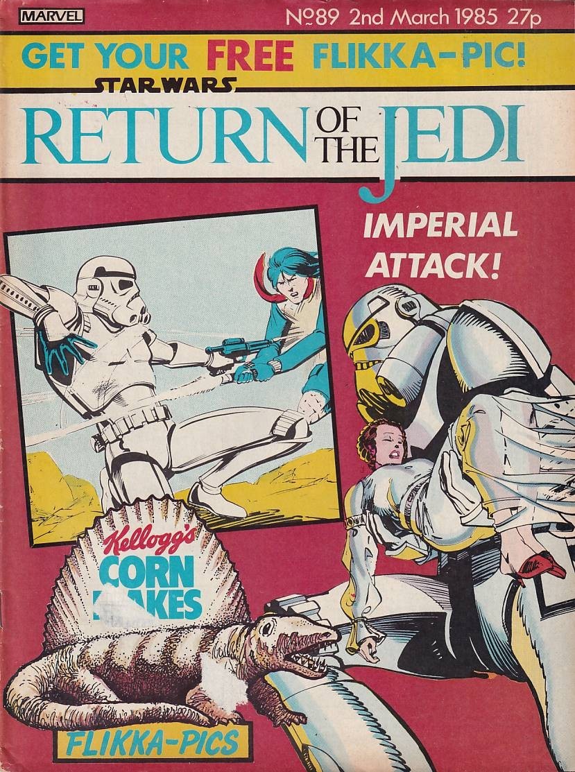 43593: MARVEL STAR WARS IL RITORNO DELLO JEDI #89 grado fine