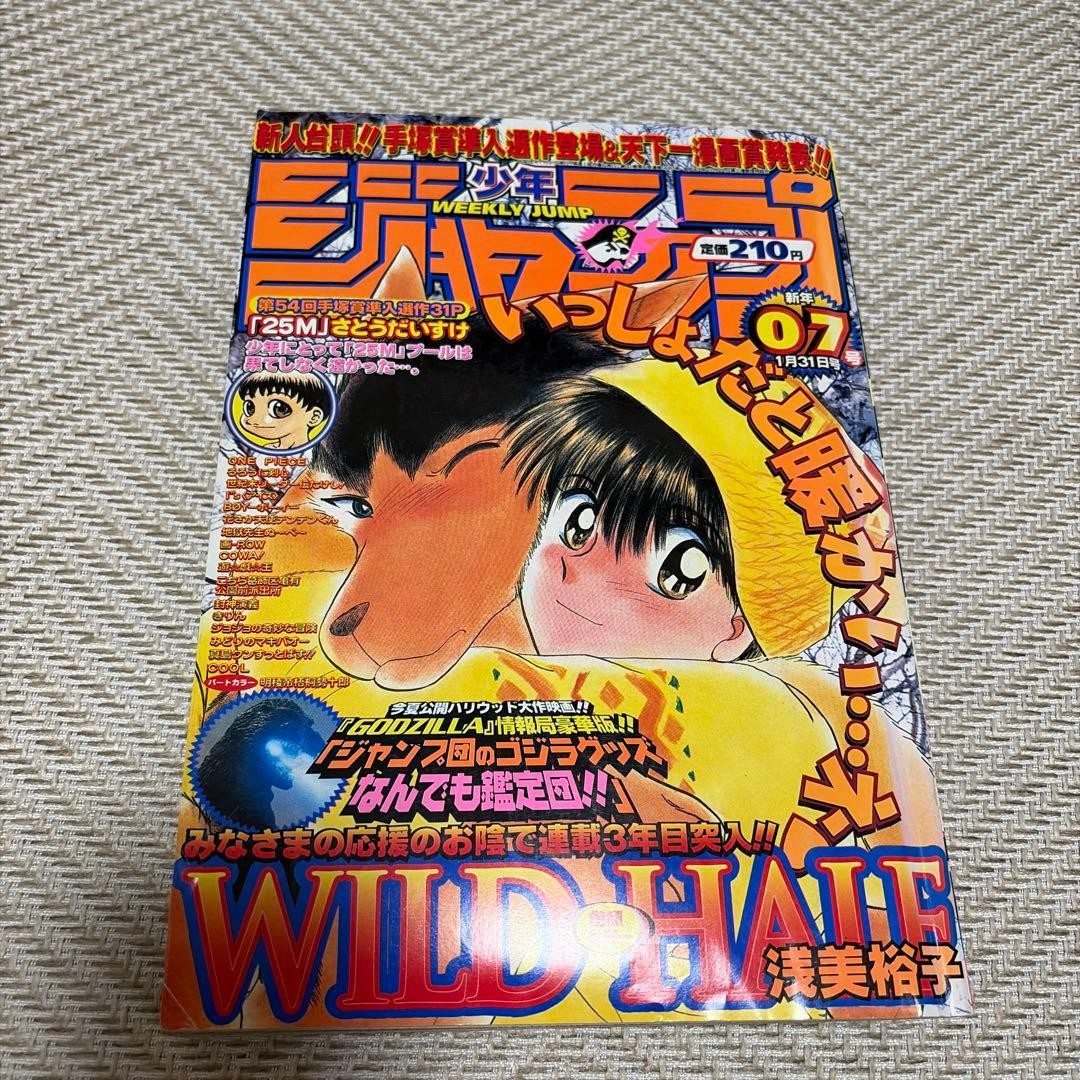 Weekly Shonen Jump 1998 n.07 copertina WILD HALF episodio prima apparizione di Usopp