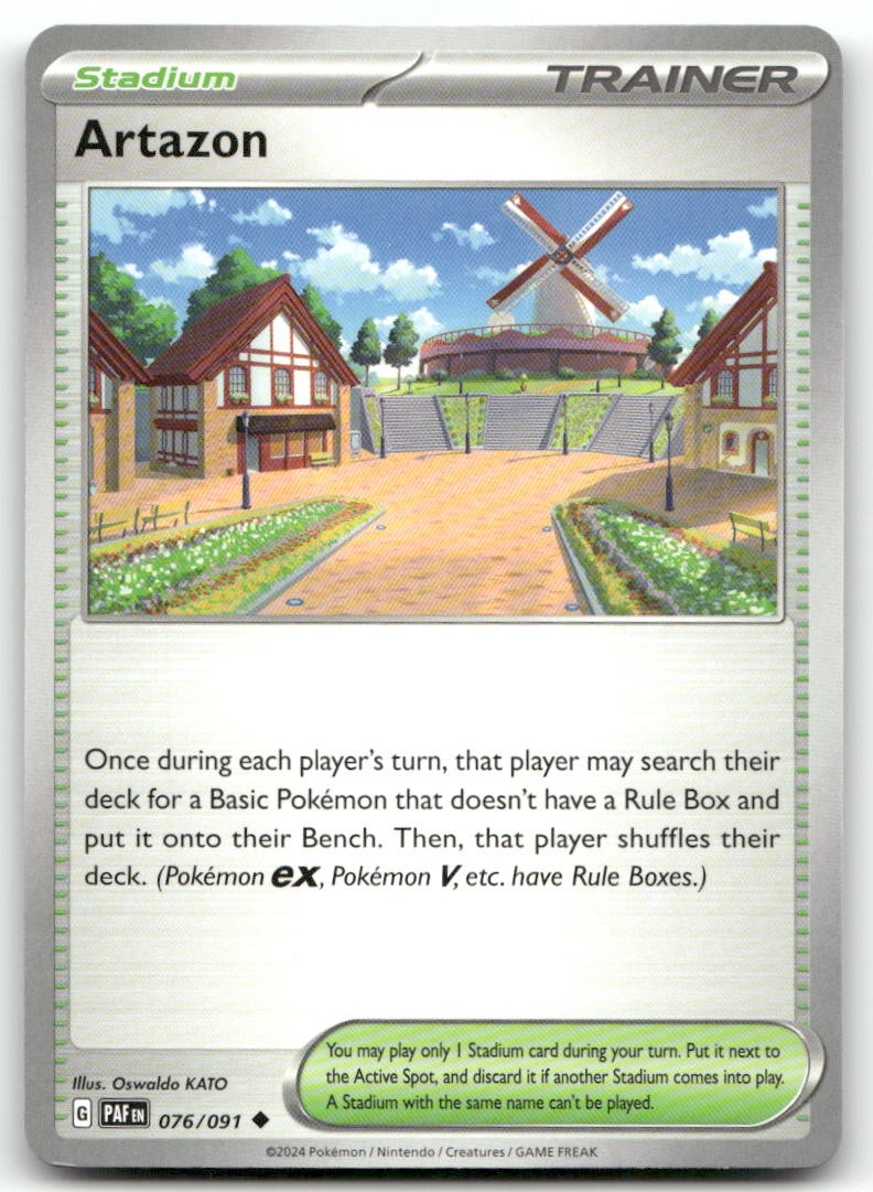 Artazon 076/091 Pokemon Destino Paldeo Non Comune Quasi Nuovo