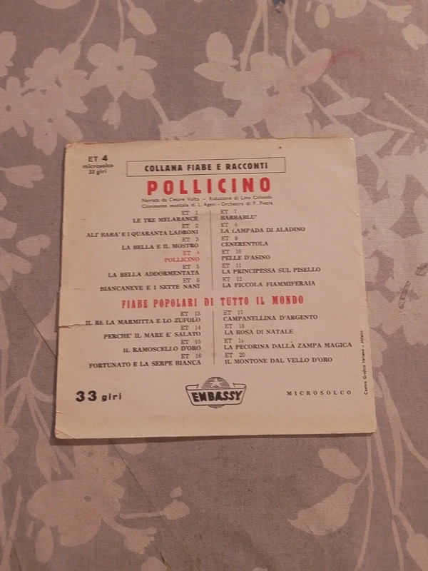 Disco vinile 33 giri