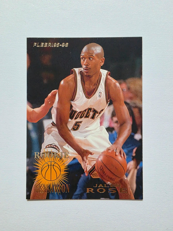 🏀 Jalen Rose | 1995/1996 | Fleer | Rookie Sensation | #12 of 15 | NBA🏀