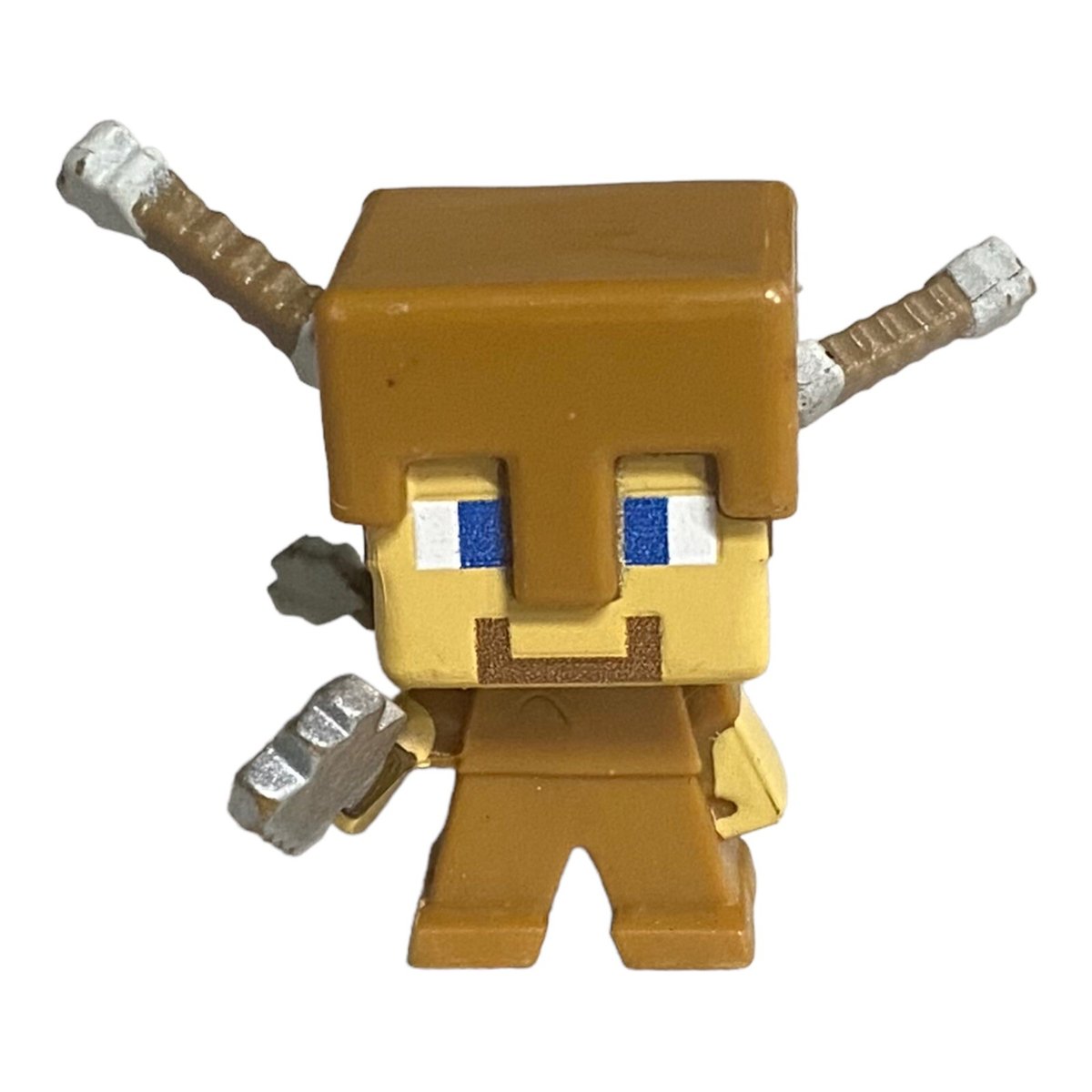 Mattel Minecraft - Armatura danneggiata STEVE - Minifigure - Serie 4 - Ossidiana