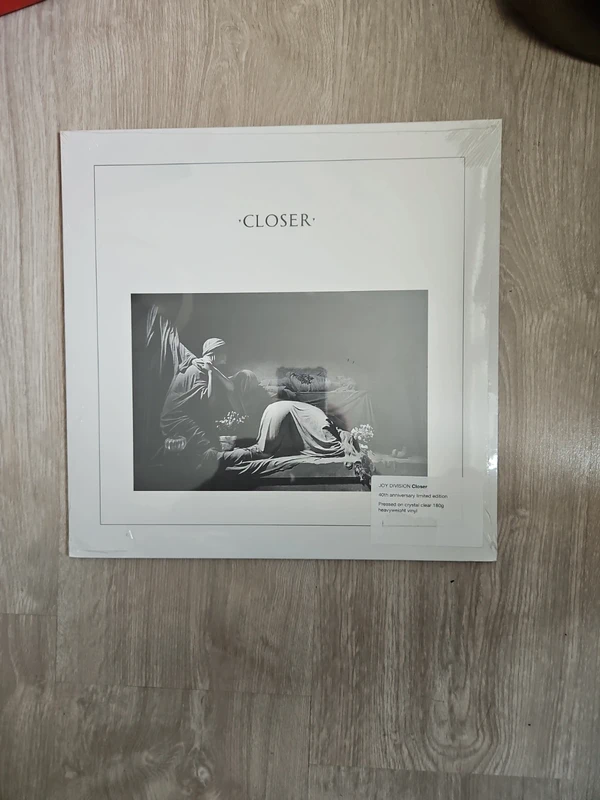 Joy Division . closer .Vinyl transparent .Rare