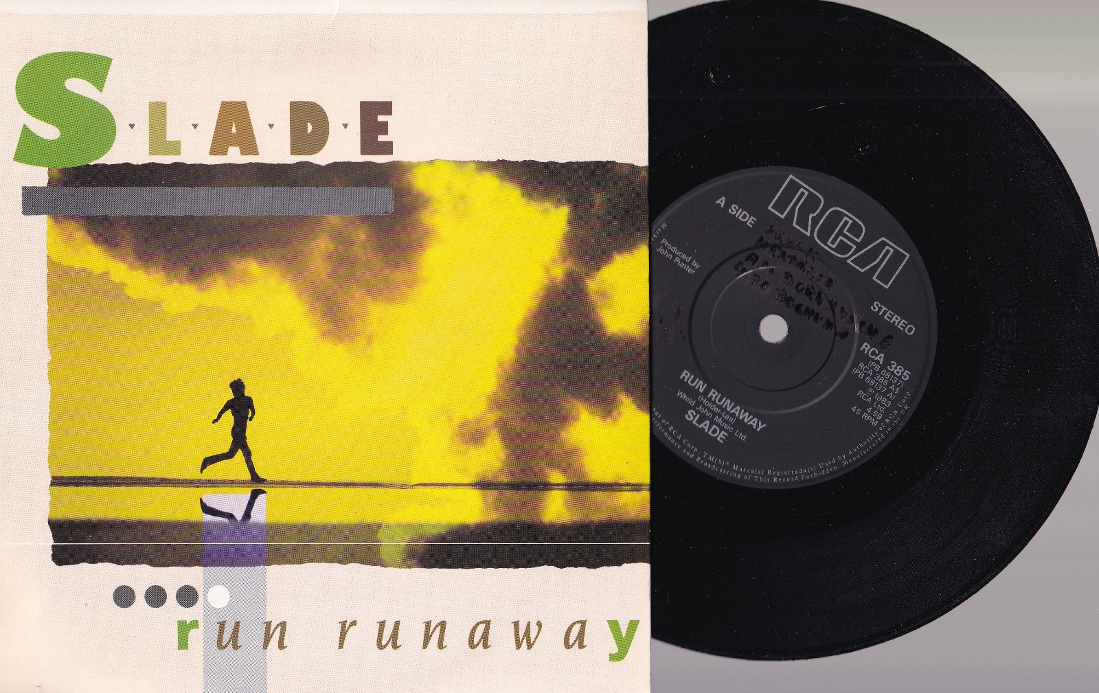 Slade – Run Runaway / Two Track Stereo, One Track Mind 7" 45 RCA