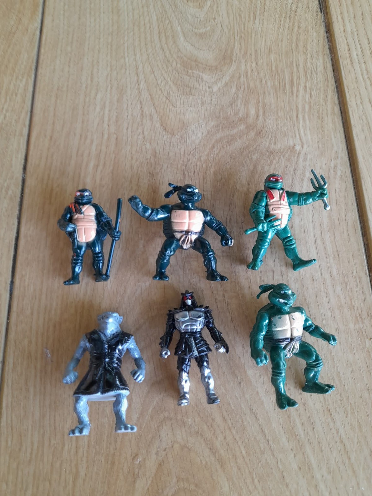 Lotto TMNT Teenage Mutant Ninja Turtles bootleg - lotto action figure anni 00