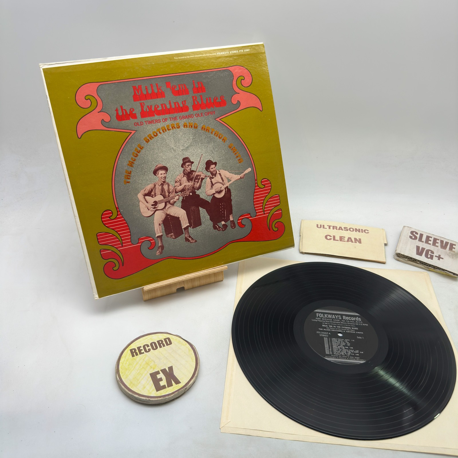 The McGee Brothers And Arthur - Milk 'em In The Evening EX/VG+ 1968 Ultrasonic