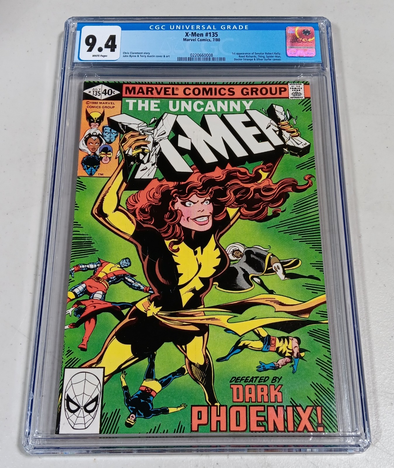 X-Men #135. Graded 9.4. Dark Phoenix!
