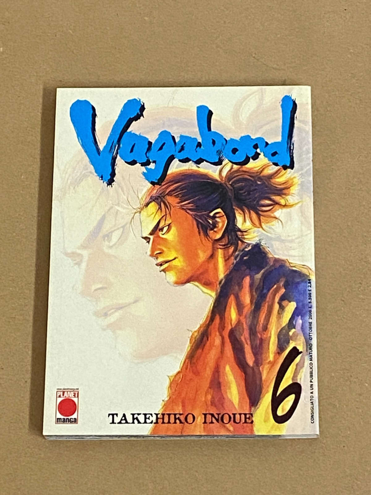 VAGABOND 6 PRIMA EDIZIONE, Panini Comics (2000) ESAURITO.