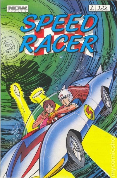 Speed Racer #7 FN 1988 Immagine Stock