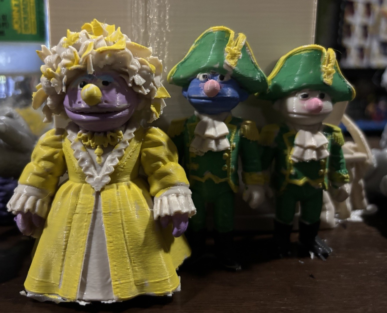 Sesame Street Personalizzato Scala Super7 Sesame Street News: Princess And The C Fig Set