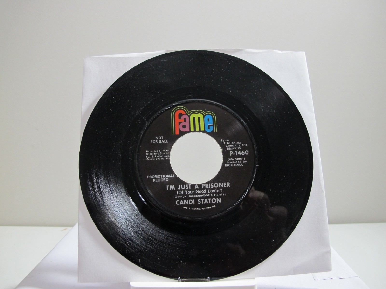 45 RECORD - CANDI STATON -  I'M JUST A PRISONER