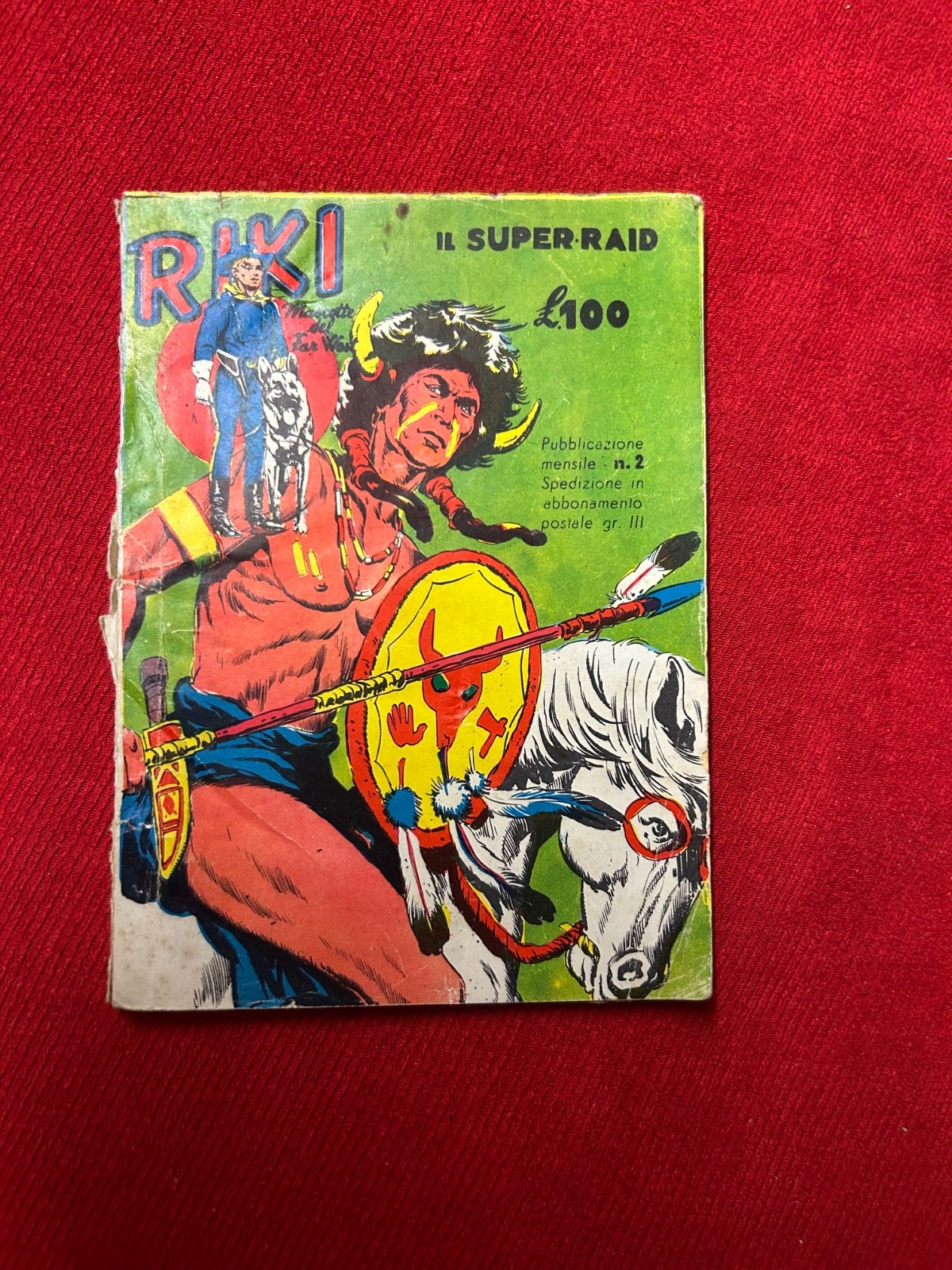 albo super raid n 2 riki mascotte del far west