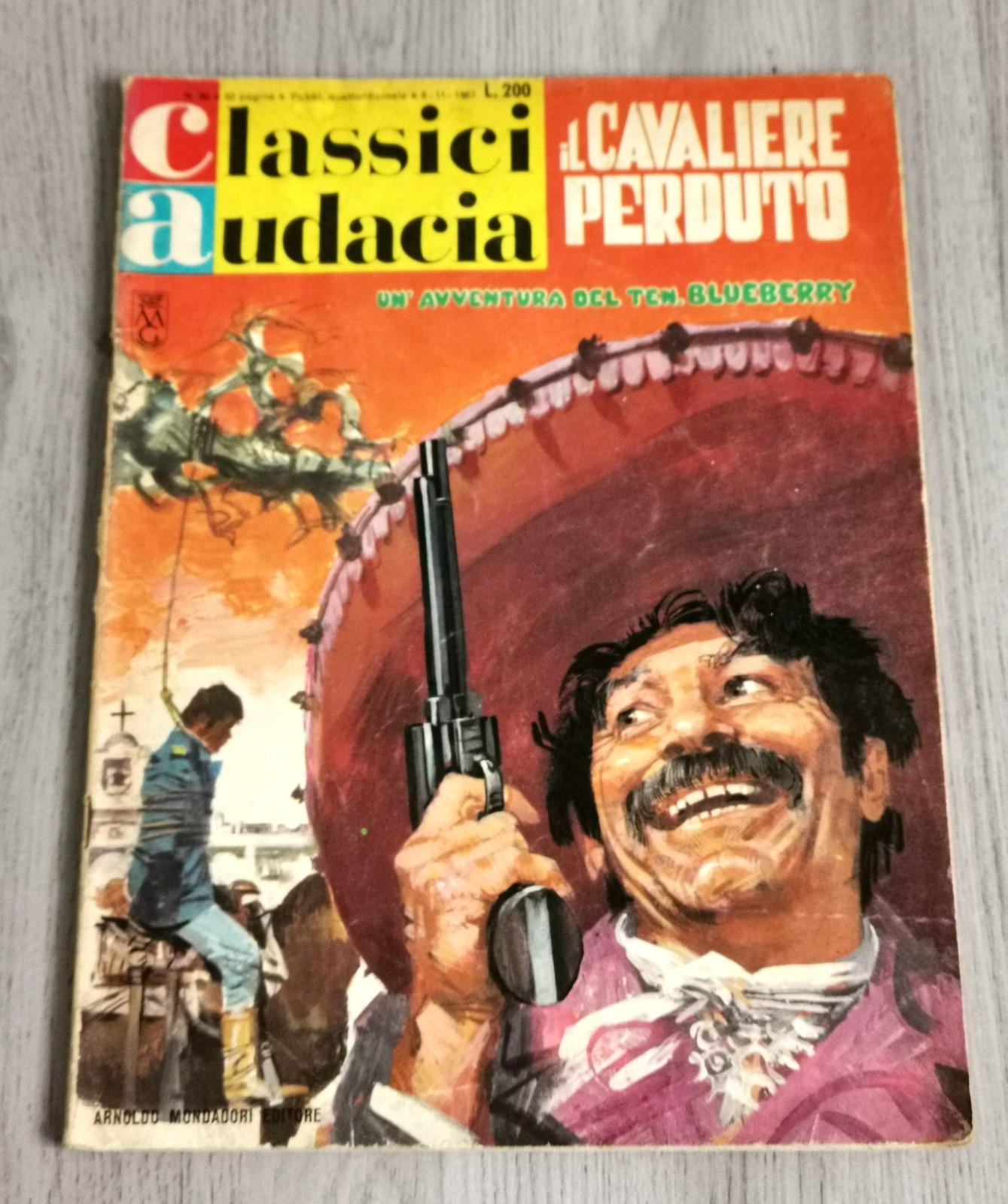 CLASSICI AUDACIA N. 60 - BLUEBERRY: IL CAVALIERE PERDUTO di Charlier Giraud 1967