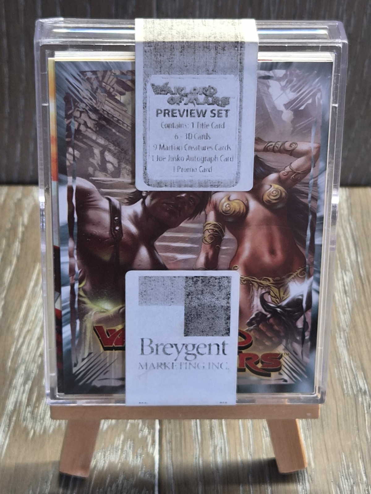 Warlord of Mars - 18 Card Factory Preview Set - Joe Jusko Autograph - New Sealed