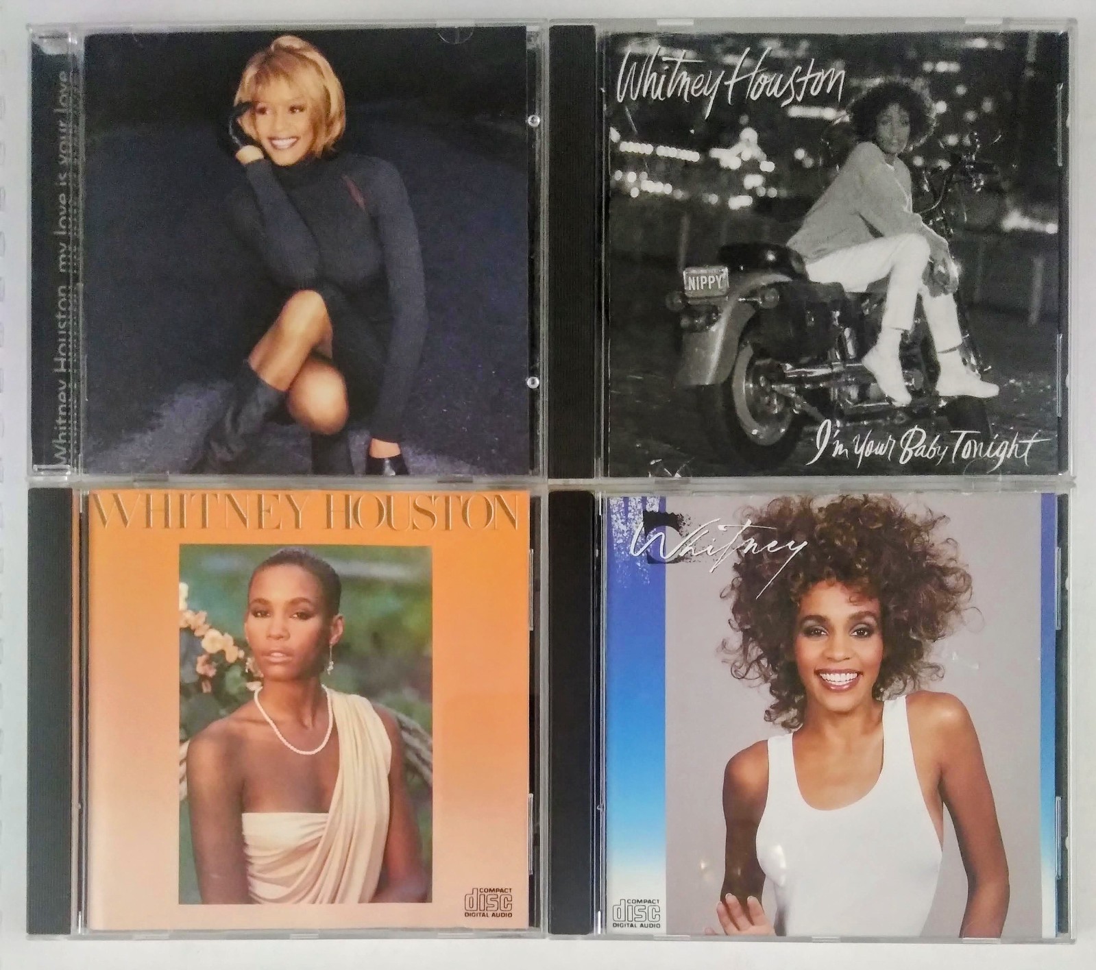 Whitney Houston 4-CD Lot My Love Is Your Love Baby Tonight Whitney Pop R&B