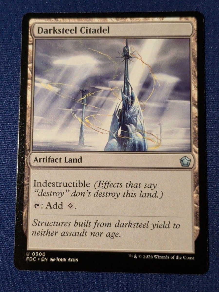 Darksteel Citadel Foundations Commander #300 quasi nuovo MTG