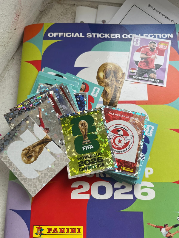 Lot de stickers Panini fifa WC 26