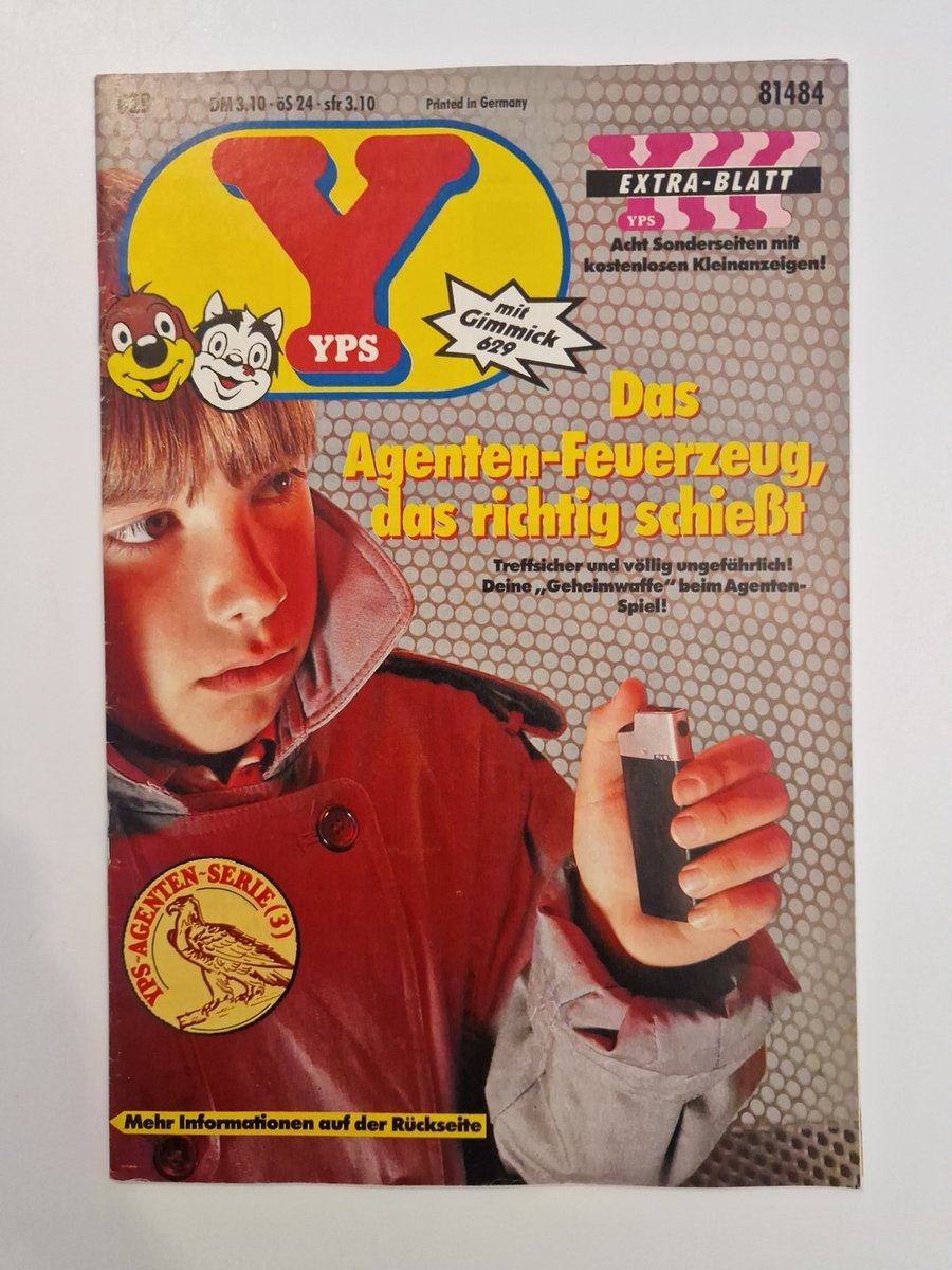 Quaderno YPS n.629 senza espediente, con Niky - il camionista, Pif ed Ercole, Yinni+ 