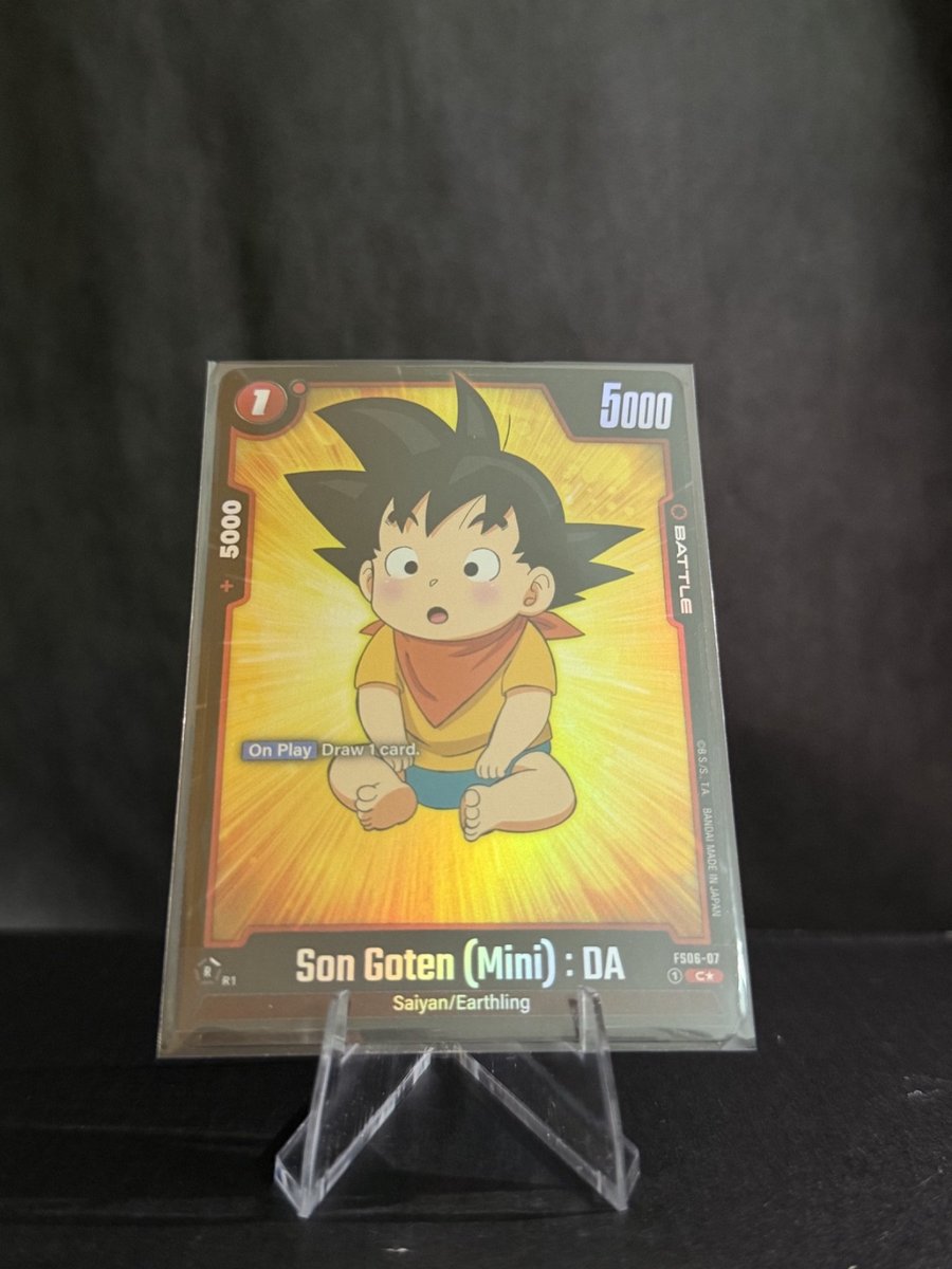 Lotto 4 Carte DBSF - 2x Son Goten (mini) FS06-07 + 2x Trunks (mini) FS07-04 ENG