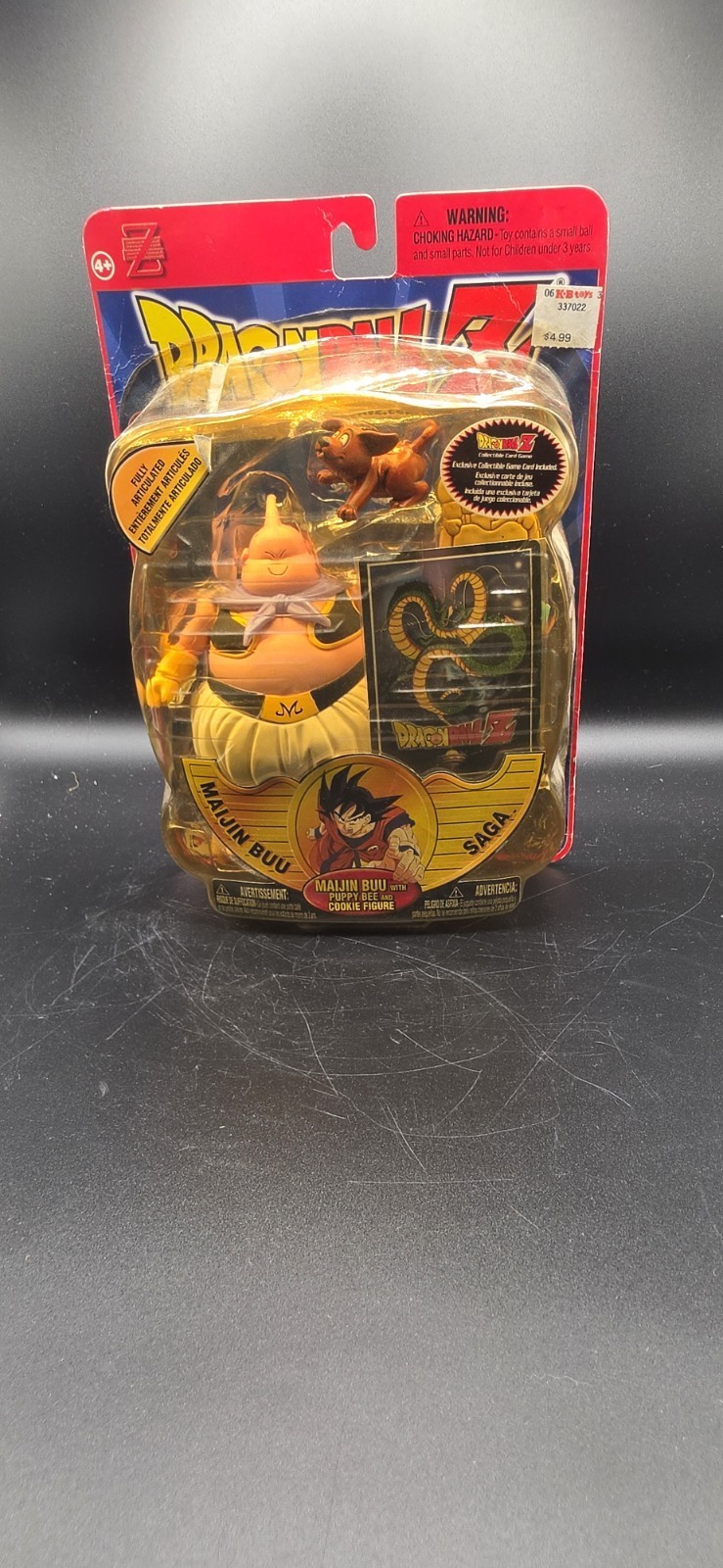 Dragon Ball Z Majin Bu con Ape Cucciolo e Biscotto Figura Irwin Giocattolo - Nuovo Sigillato!