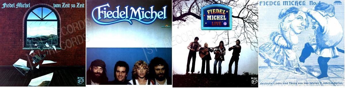 4 x Fiedel Michel Vinyl LP Sammlung VG/VG+ .