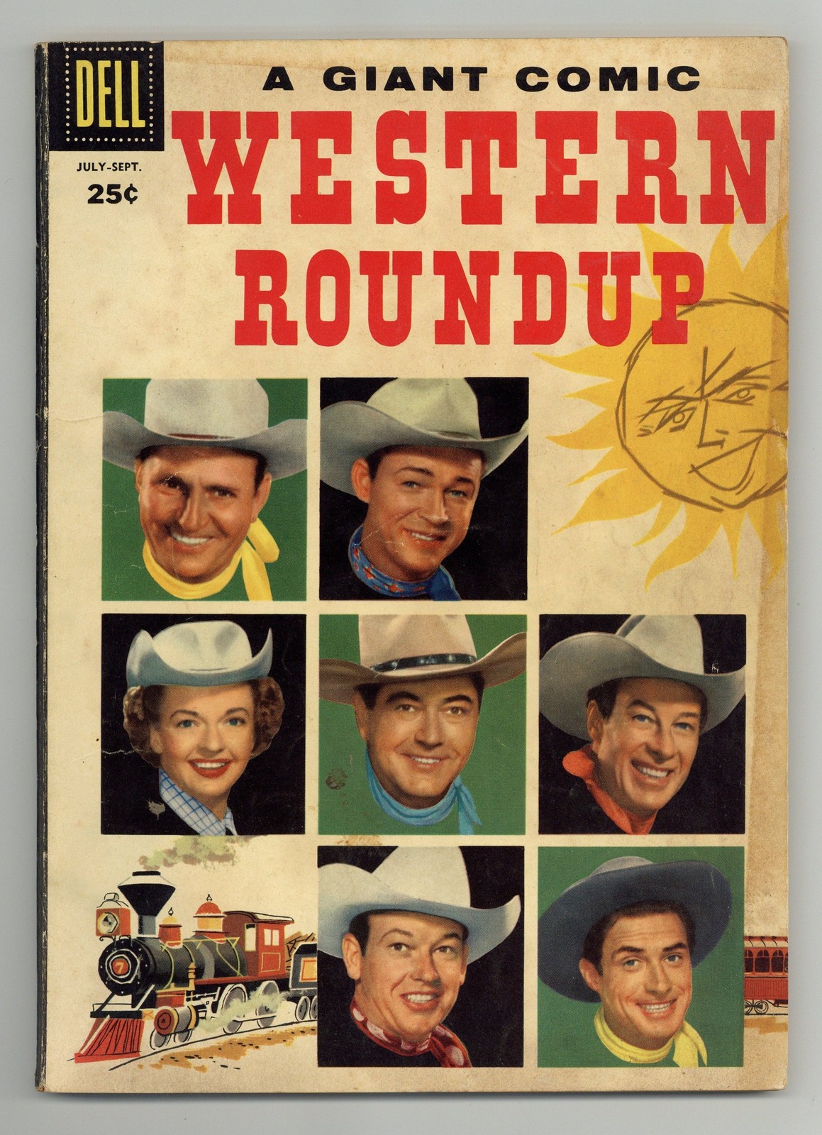 Dell Giant Western Roundup #15 VG 4.0 1956