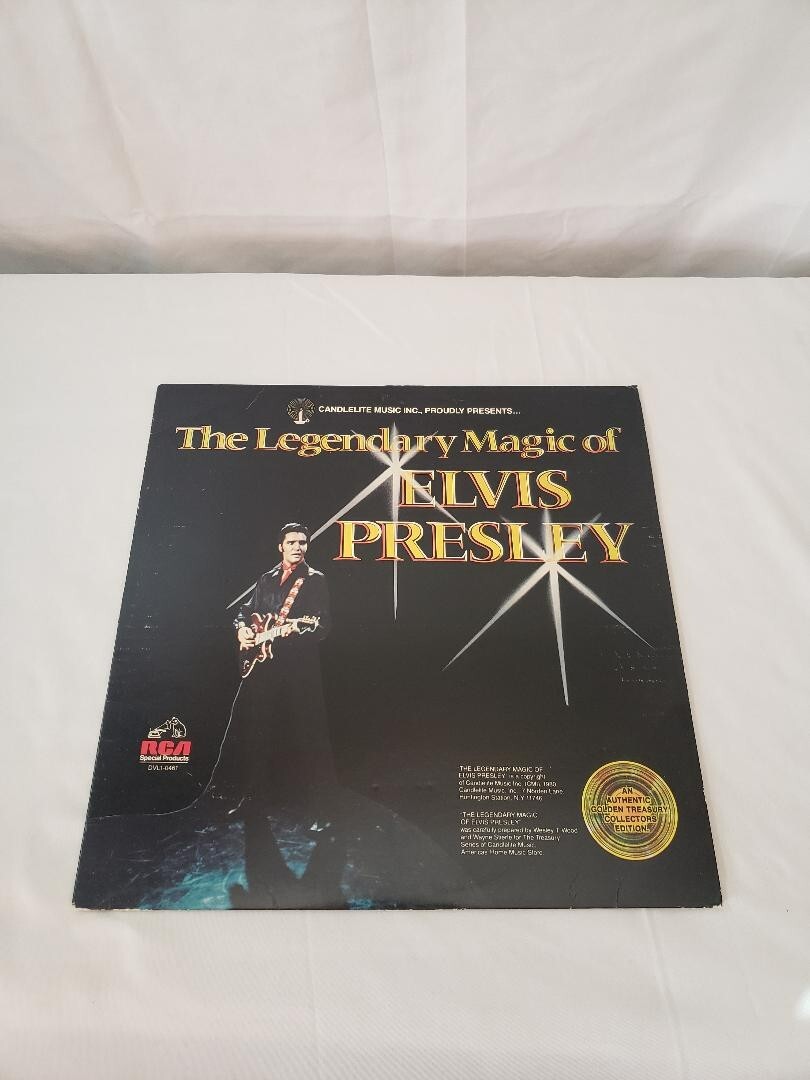 ELVIS PRESLEY ~ THE LEGENDARY MAGIC OF ELVIS PRESLEY ~ 1980 ~ LP ~ VG+
