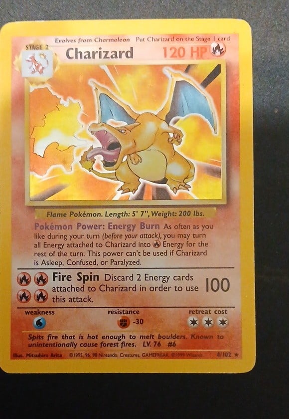Charizard 4/102 Base Set Holo