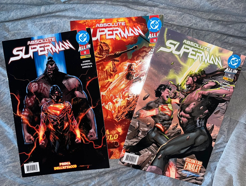 Absolute Superman 12, 13 e 14