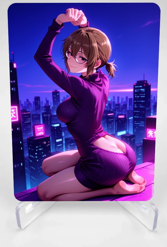 Stampa artistica anime Anko Uguisu - Card/4x6/5x7 Waifu da collezione CTN-AUG-07