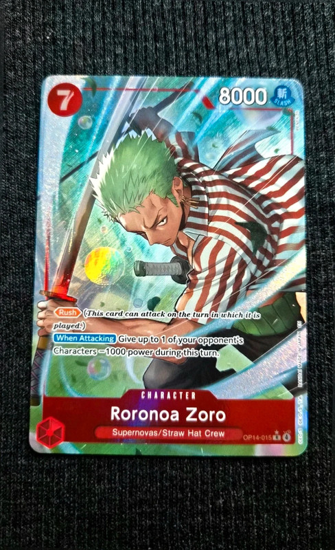 Op14-015 Zoro one piece tcg
