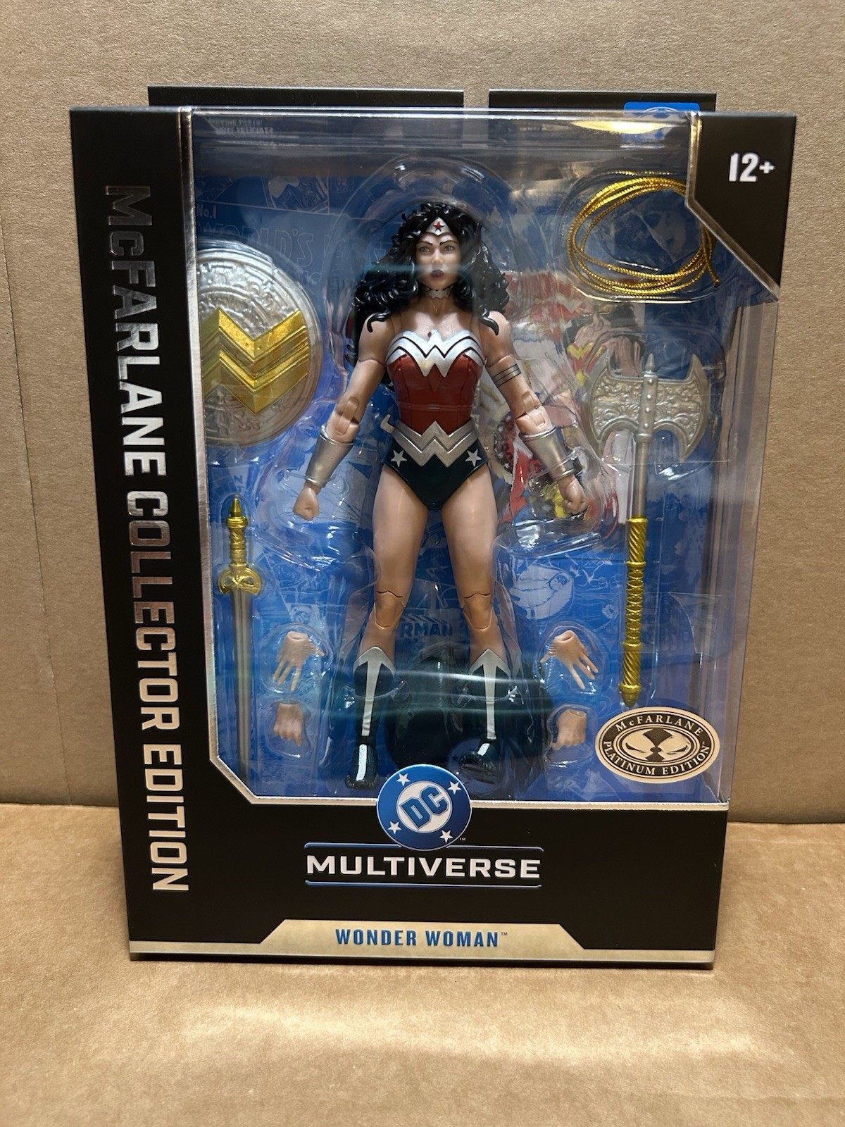 MCFARLANE EDIZIONE DA COLLEZIONE WONDER WOMAN DC MULTIVERSE CLASSIC 61 PLATINO 