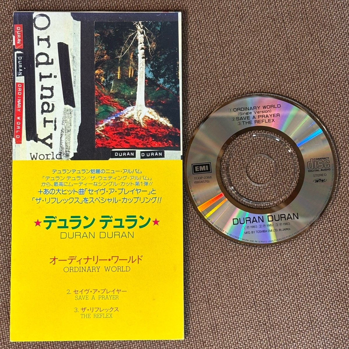 DURAN DURAN Ordinary World / Save A Prayer JAPAN 3-track 3" CD SINGLE TODP-2368 