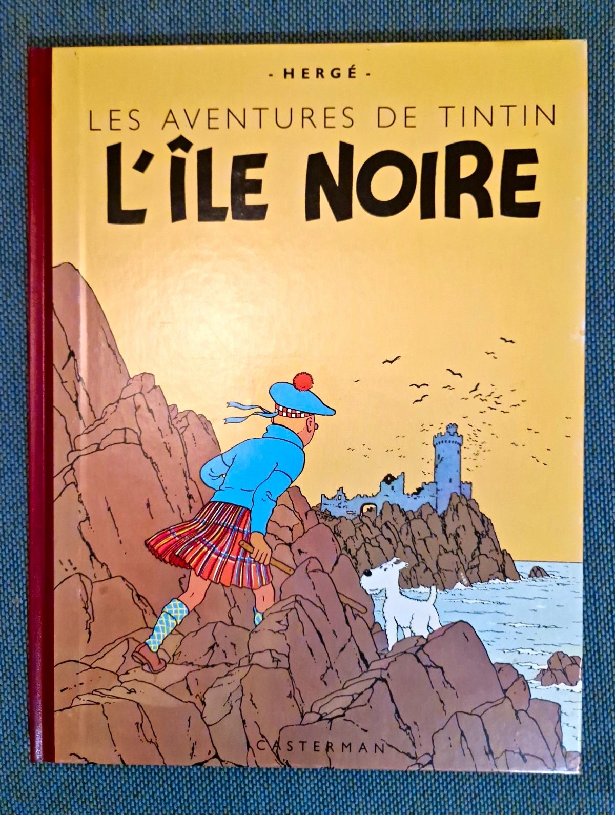 Hergé Tintin L'île Noire Les Aventures de Tintin Casterman 1996 HC Fac-similé