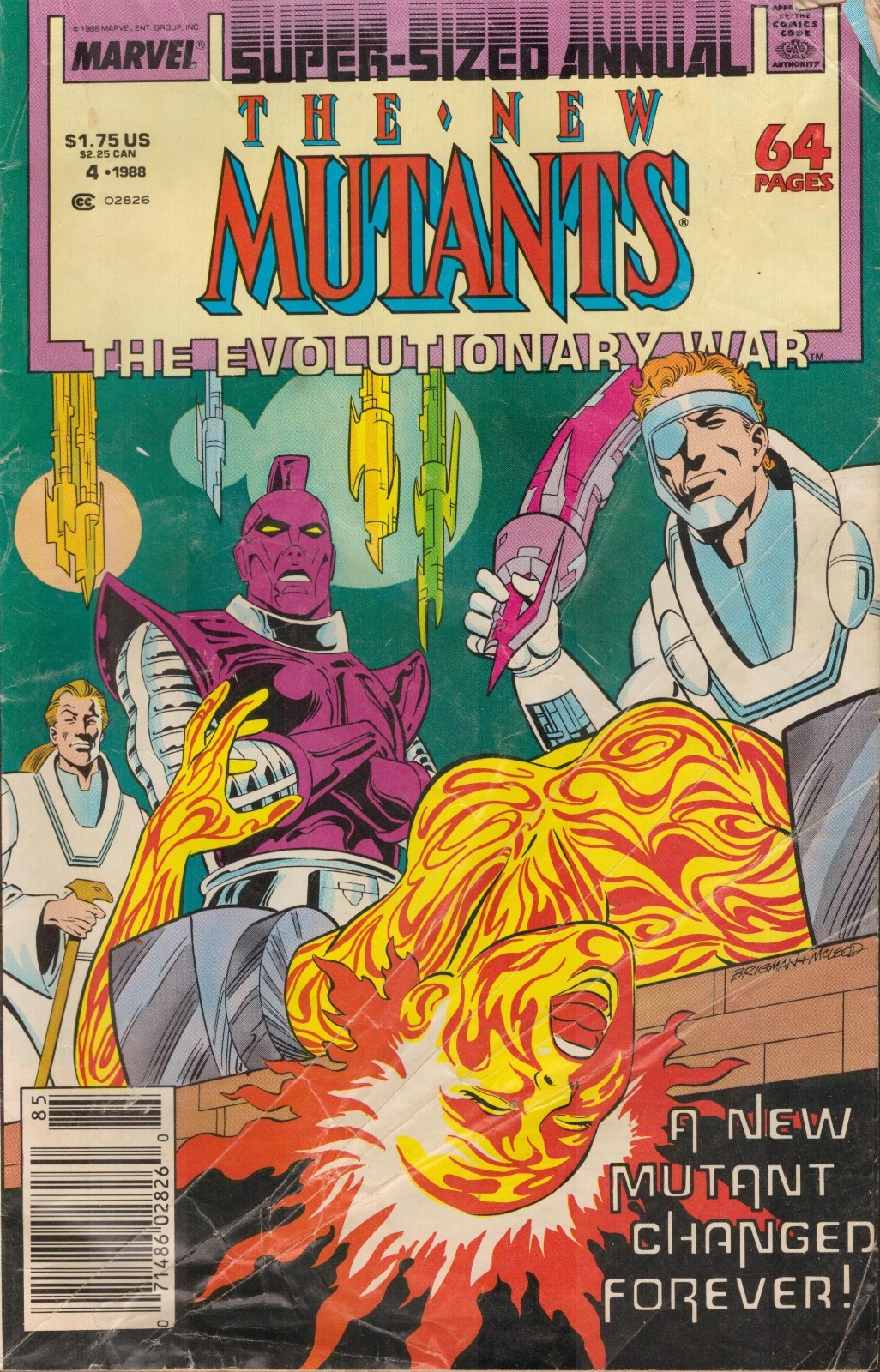 54559: MARVEL I Nuovi Mutanti Annuale #4 Grado G