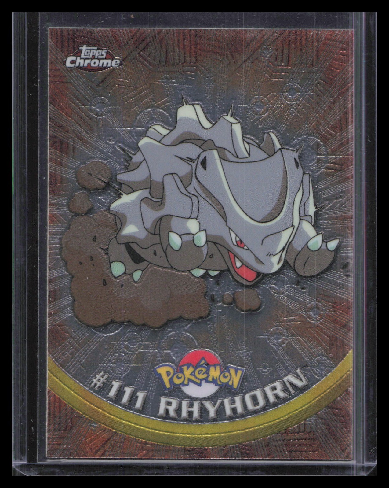 Rhyhorn 2000 Topps Chrome Pokemon #111