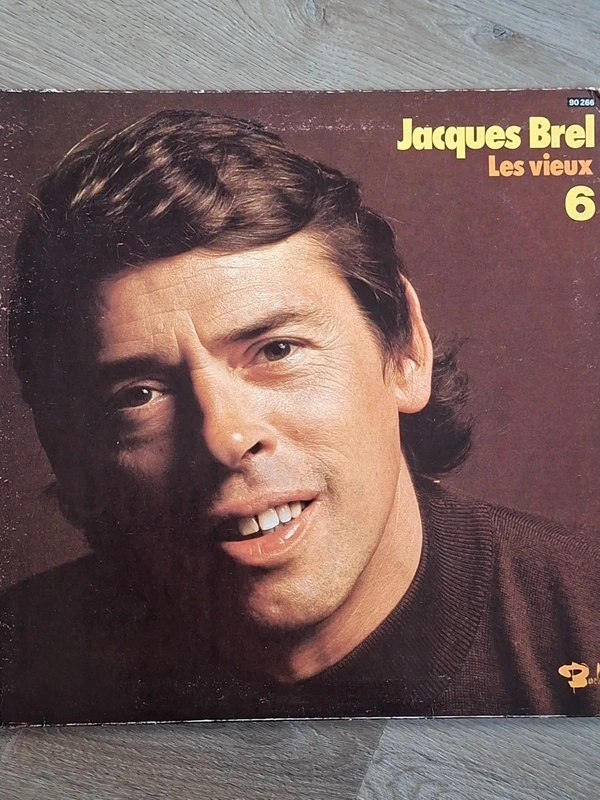 Jacques Brel: 6 - Les Vieux Vinyl (LP, Compilation) 1979