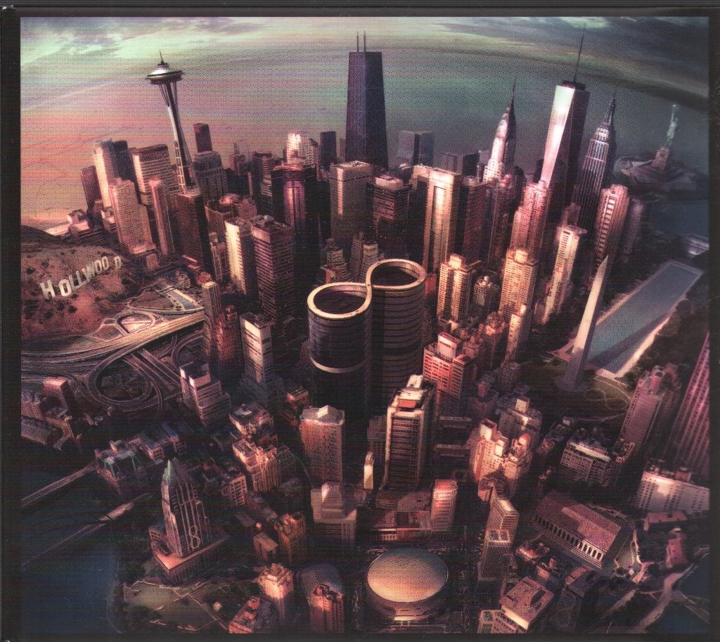 Foo Fighters Sonic Highways CD Europa RCA 2014 In G'Fold Sleeve 88843090082