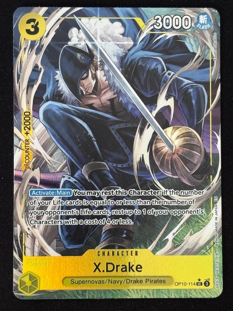 X.Drake (OP10-114) (Arte Alternativa) - Premium Booster -Il Migliore - Vol. 2 (PRB-02)