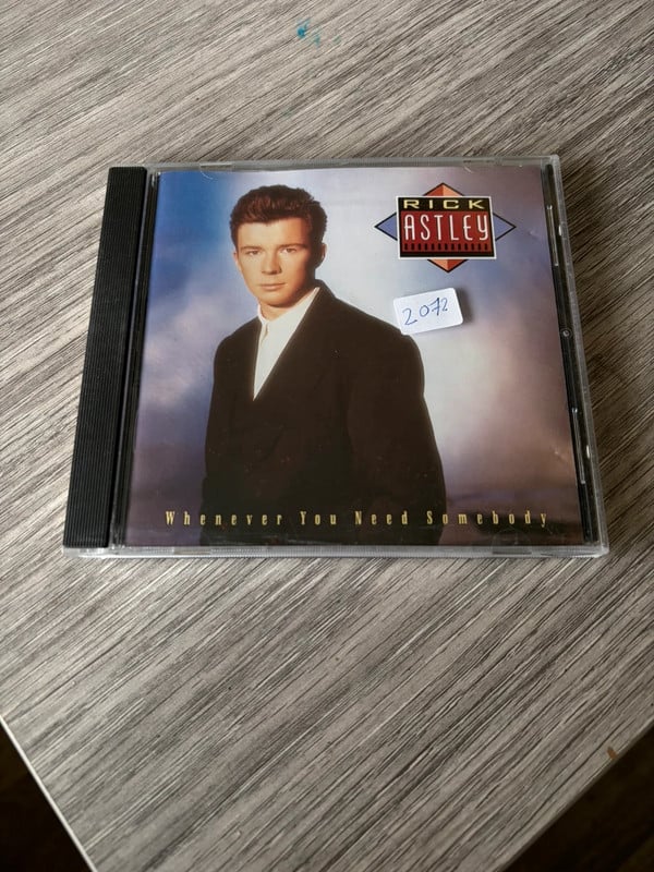 Rick astley whenever you need somebody