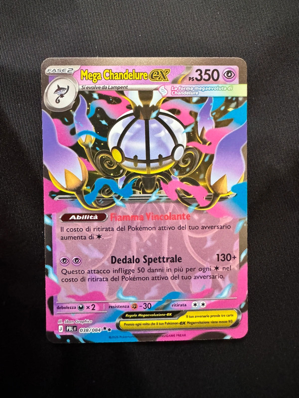 Mega Chandelure EX PBL 038