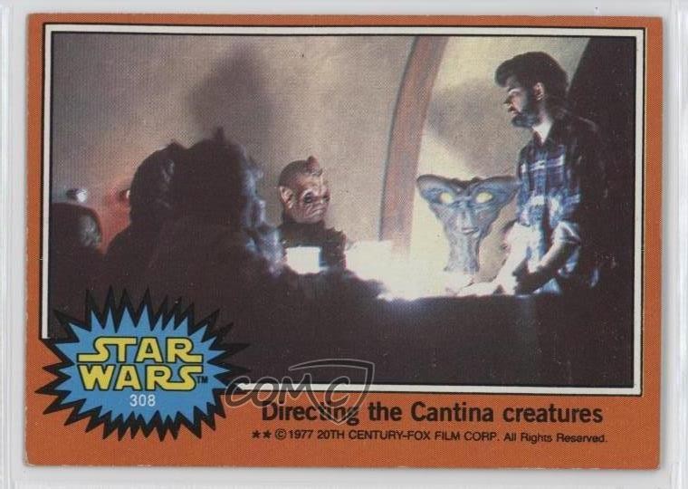 1977 Topps Star Wars dirige le creature della cantina #308 0s4